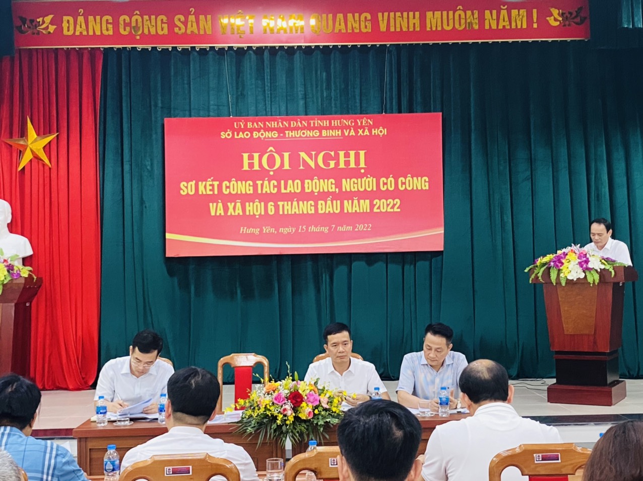   Hội nghị sơ kết công tác lao động, người có công và xã hội 6 tháng đầu năm 2022